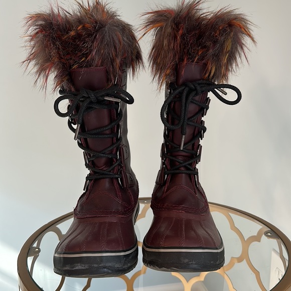 SOREL Joan of Arctic Boots Leather 8.5 Winter Excellent condition - Picture 7 of 16